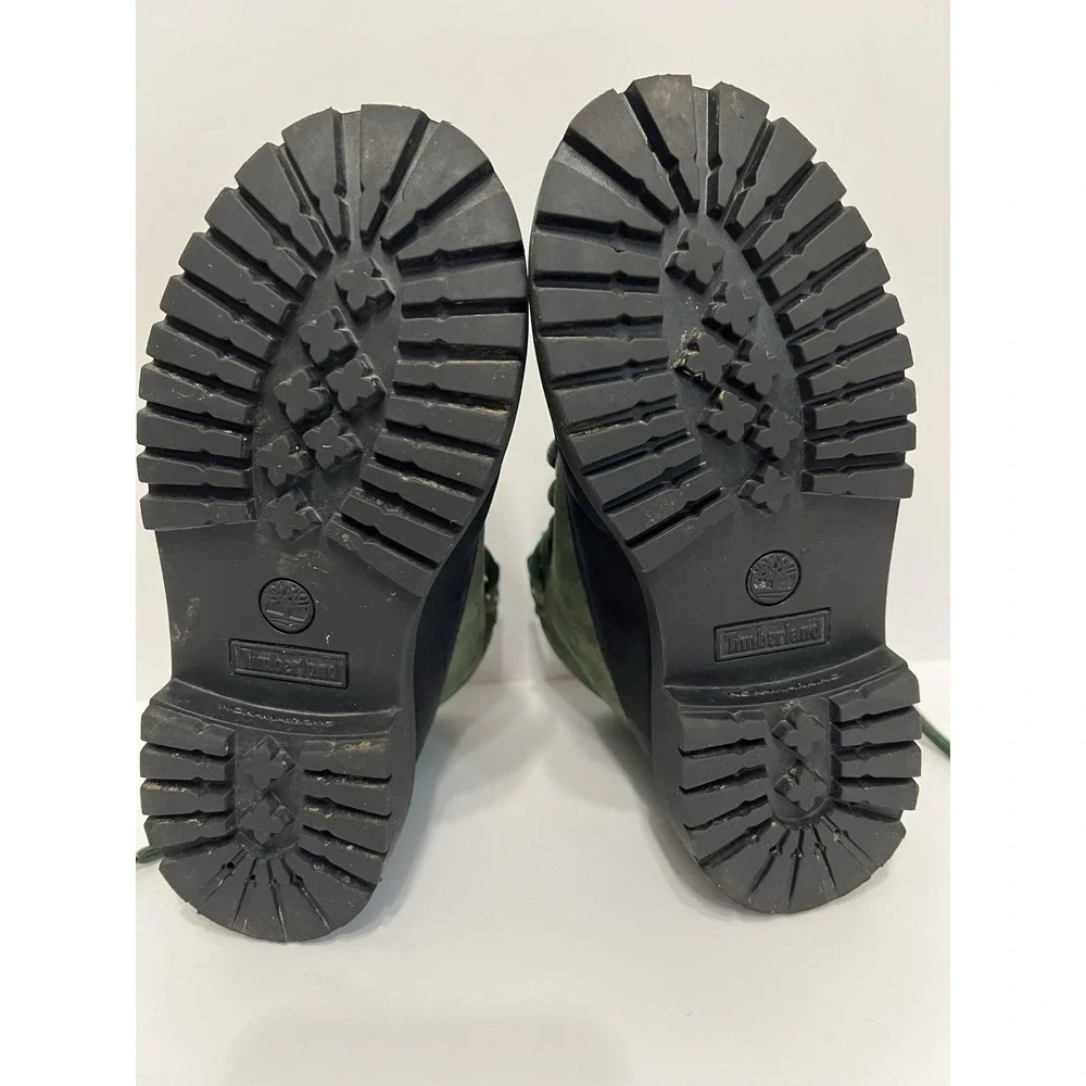 Timberland Waterproof Kids 12.5 Black And Green Boots School Camping Fishing